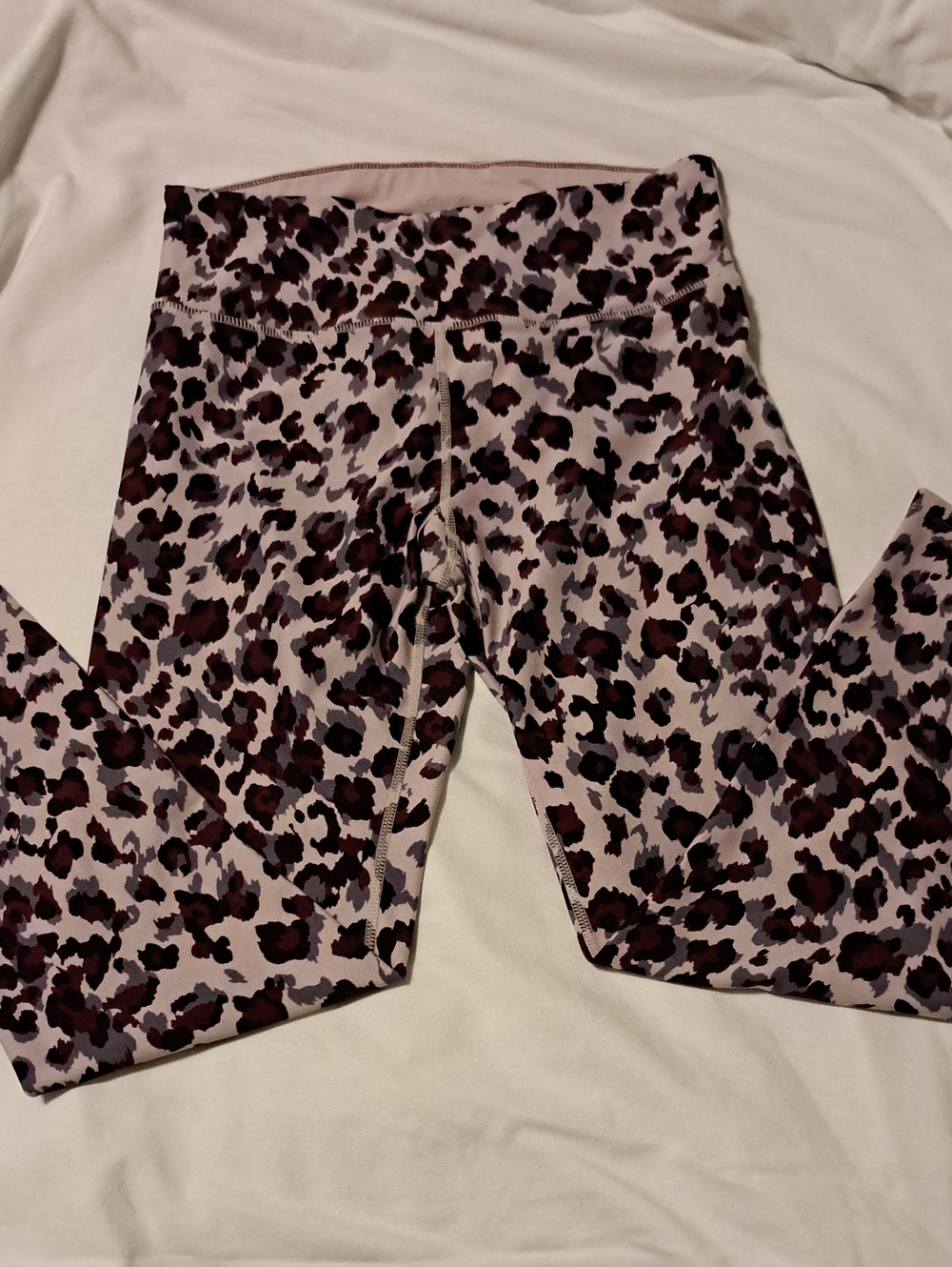 Calvin Klein Leopard Print Leggings in Pink and Brown